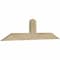 Ekena Millwork Portland Rough Sawn Timber Gable Bracket, Douglas Fir, 48"W x 12"H x 2"D x 4"F, 6/12 Pitch GBW048X12X0204POR00RDF - alternate 3